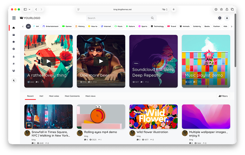 King Media - Viral Media & Social Script